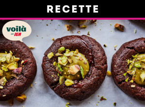 Avril - Recette Biscuit choco-pistache